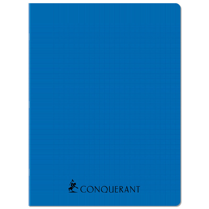 CAHIER PP BLEU 24X32 96P SEYES 70G PIQURE